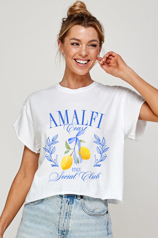 2273-CROP Amalfi Coast Social Club Graphic Tee