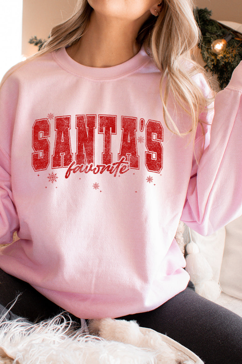2459-SS SANTA.S FAVORITE CHRISTMAS SWEATSHIRTS