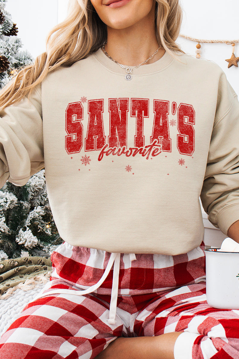 2459-SS SANTA.S FAVORITE CHRISTMAS SWEATSHIRTS