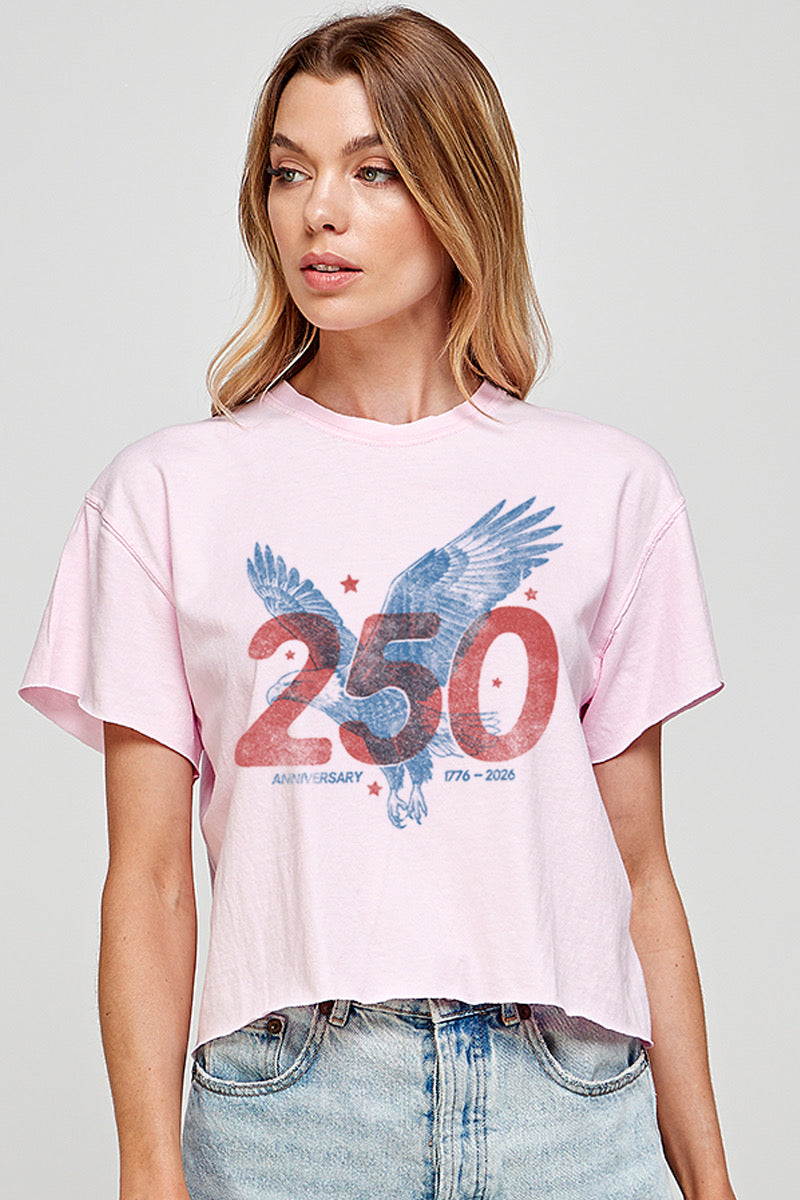 2899-CROP America’s 250th Anniversary Graphic Tee