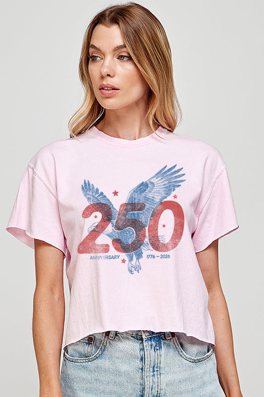 2899-CROP America’s 250th Anniversary Graphic Tee