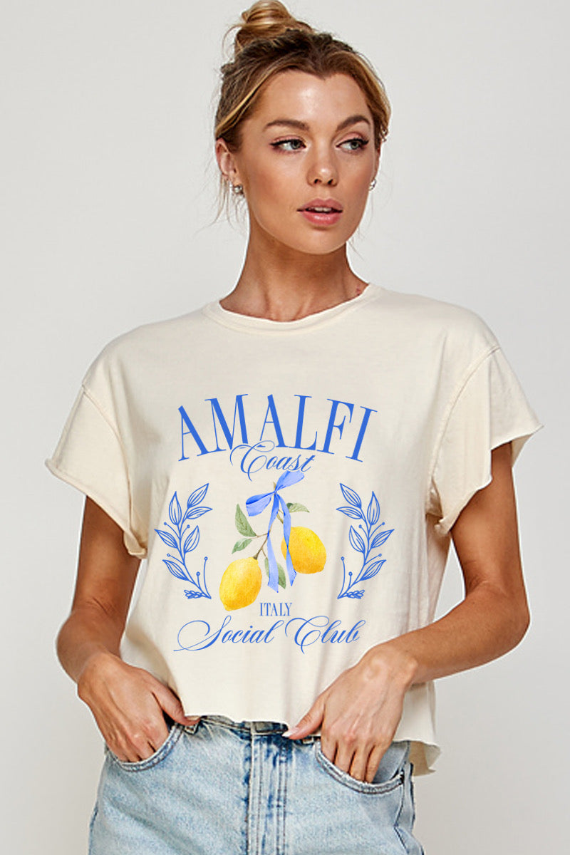 2273-CROP Amalfi Coast Social Club Graphic Tee