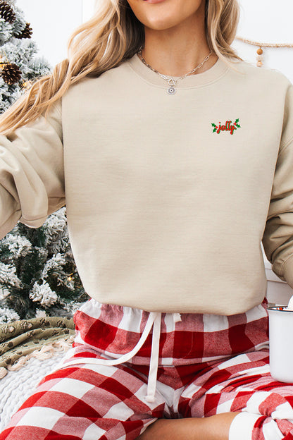 2400-SS Jolly Embroidered Sweatshirt