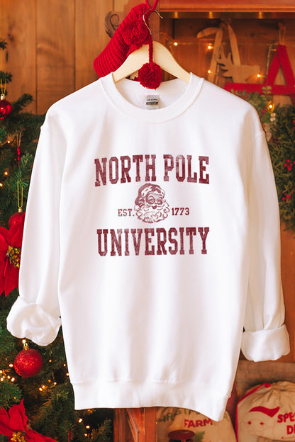 1601-SS North Pole University Sweatshirt